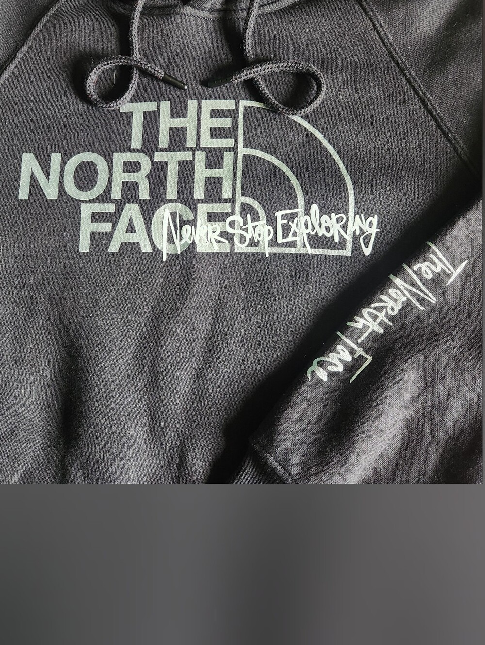 The North Face Dark Charcoal Graphic Pullover Hoodie - Picture 2 of 3